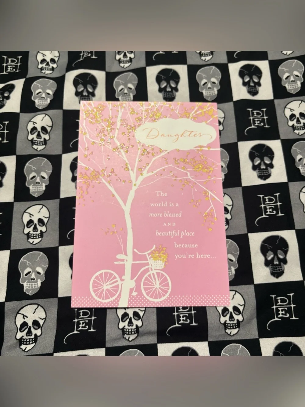 🎃5 for $25🎃 90s Happy Birthday Daughter Religious Christian Pink Birthday Card